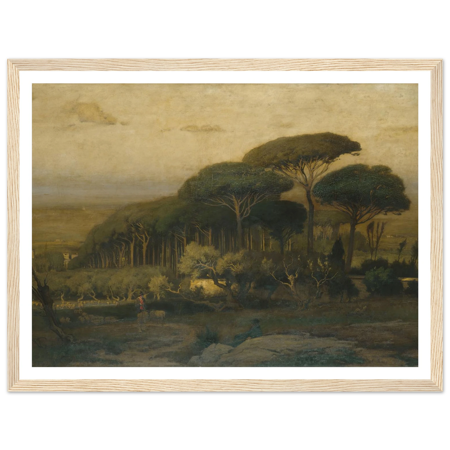 Pine Grove of the Barberini Villa (1876) Art Print | George Inness-Quipham Collections