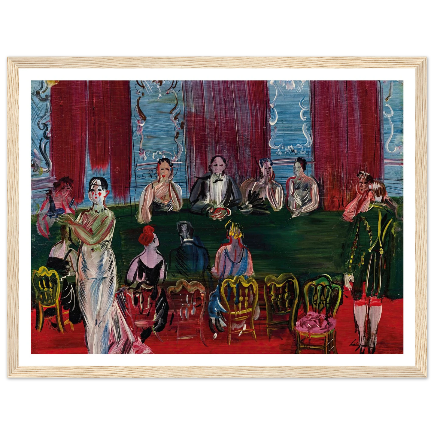 Baccara (1938) Art Print | Raoul Dufy-Quipham Collections