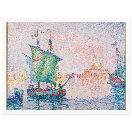 Venice, The Pink Cloud, 1909 Art Print | Paul Signac-Quipham Collections