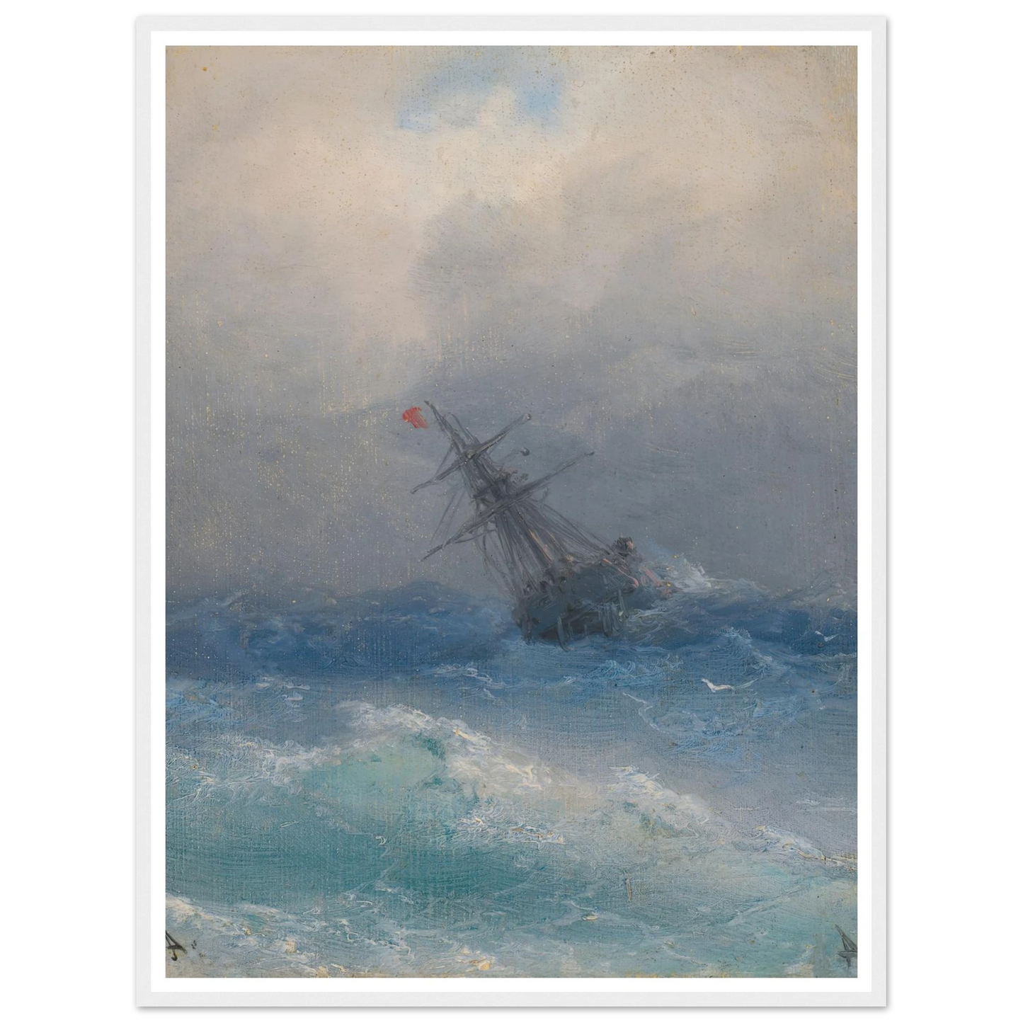 Shipwreck Art Print | Ivan Konstantinovich Aivazovsky-Quipham Collections
