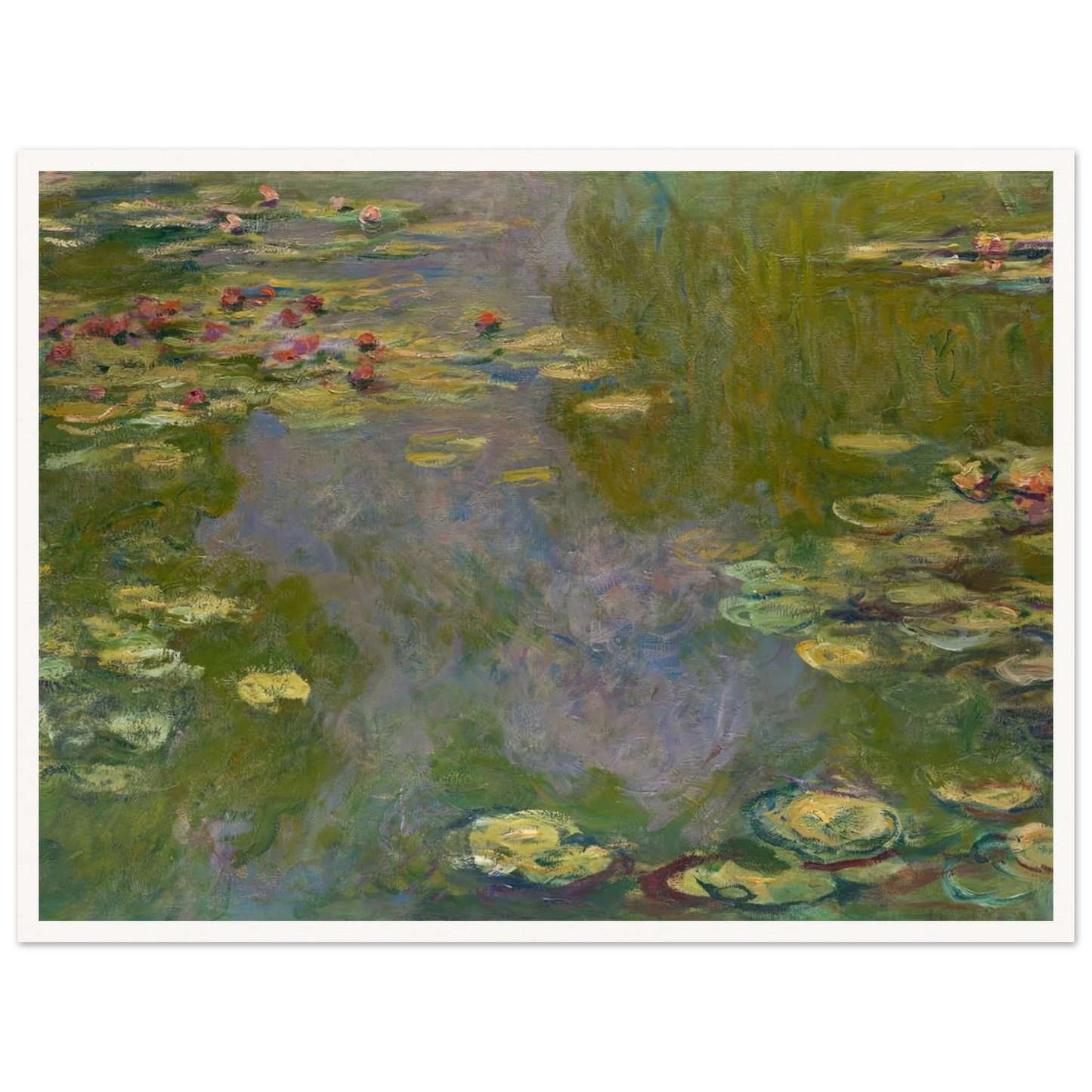 Water Lilies (1919) Art Print | Claude Monet-Quipham Collections