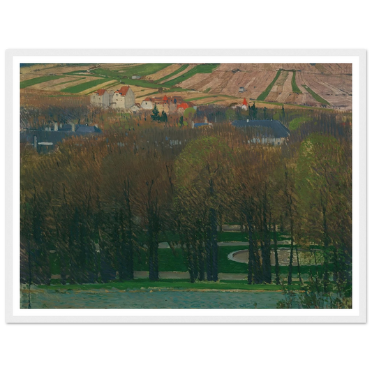 Blick von Heiligenstadt auf den Nußberg (1903) Art Print | Carl Moll-Quipham Collections