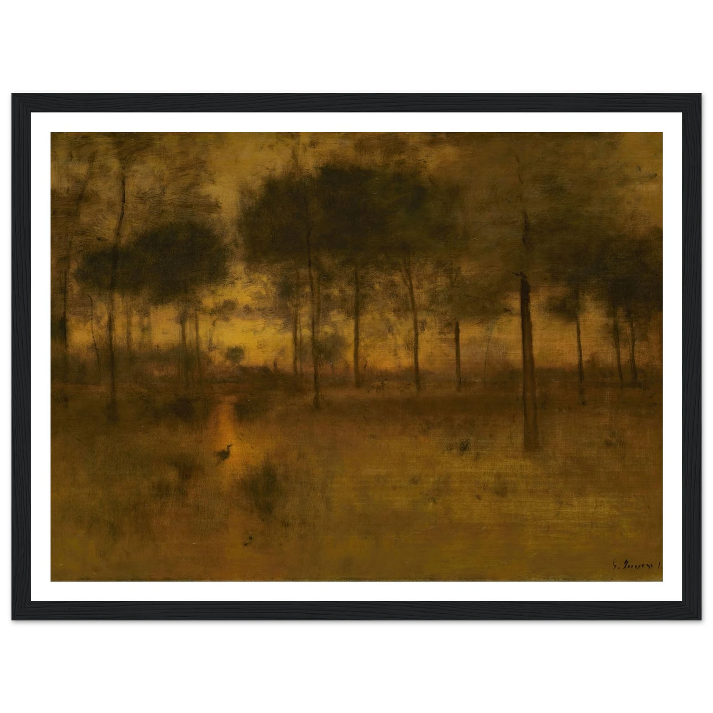The Home of the Heron Art Print | George Inness-Quipham Collections