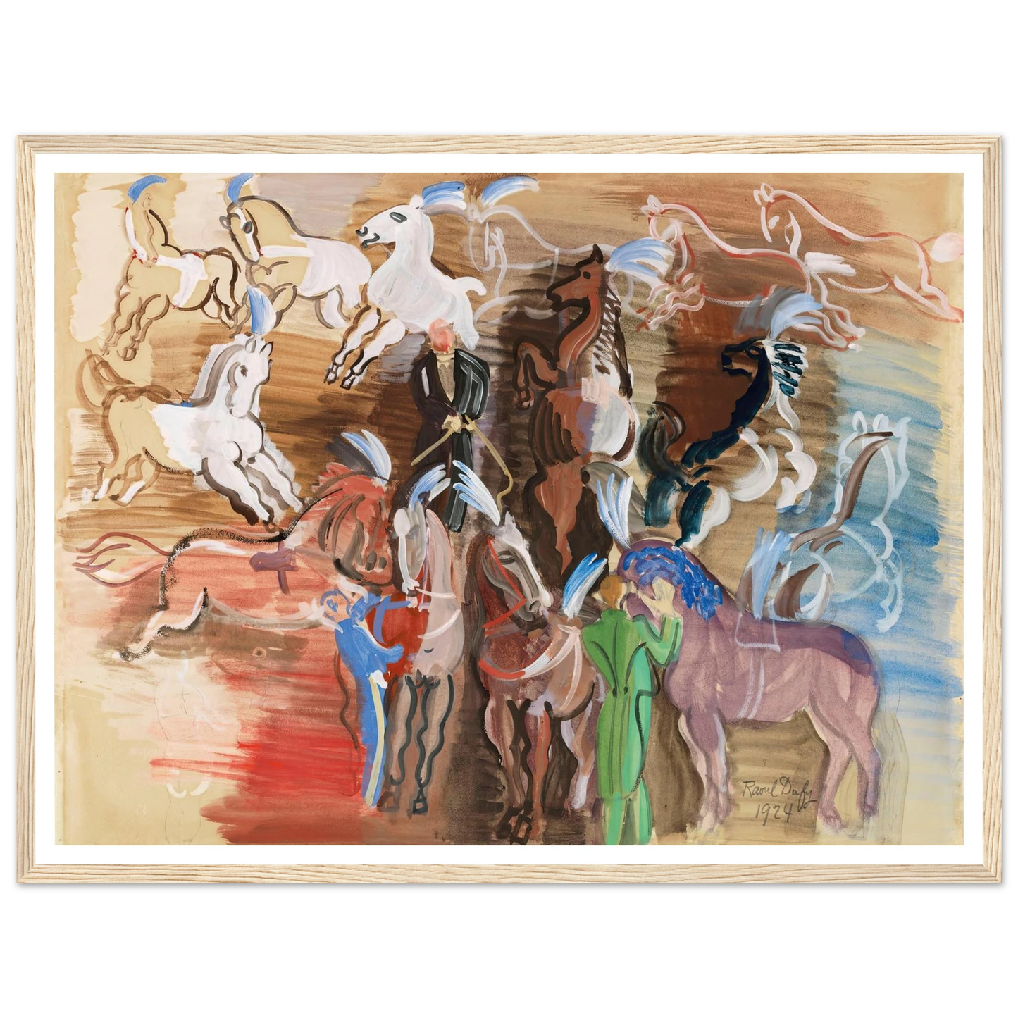 Chevaux de cirque (1924) Art Print | Raoul Dufy-Quipham Collections