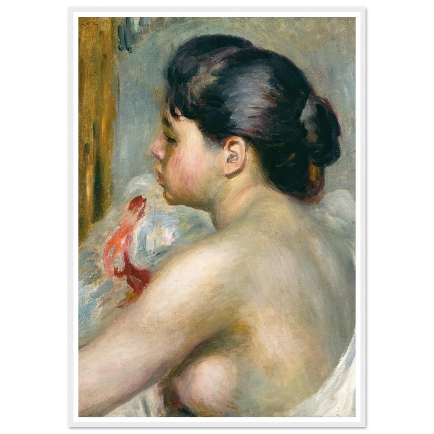 Dark-Haired Woman (1903) Art Print | Pierre Auguste Renoir-Quipham Collections