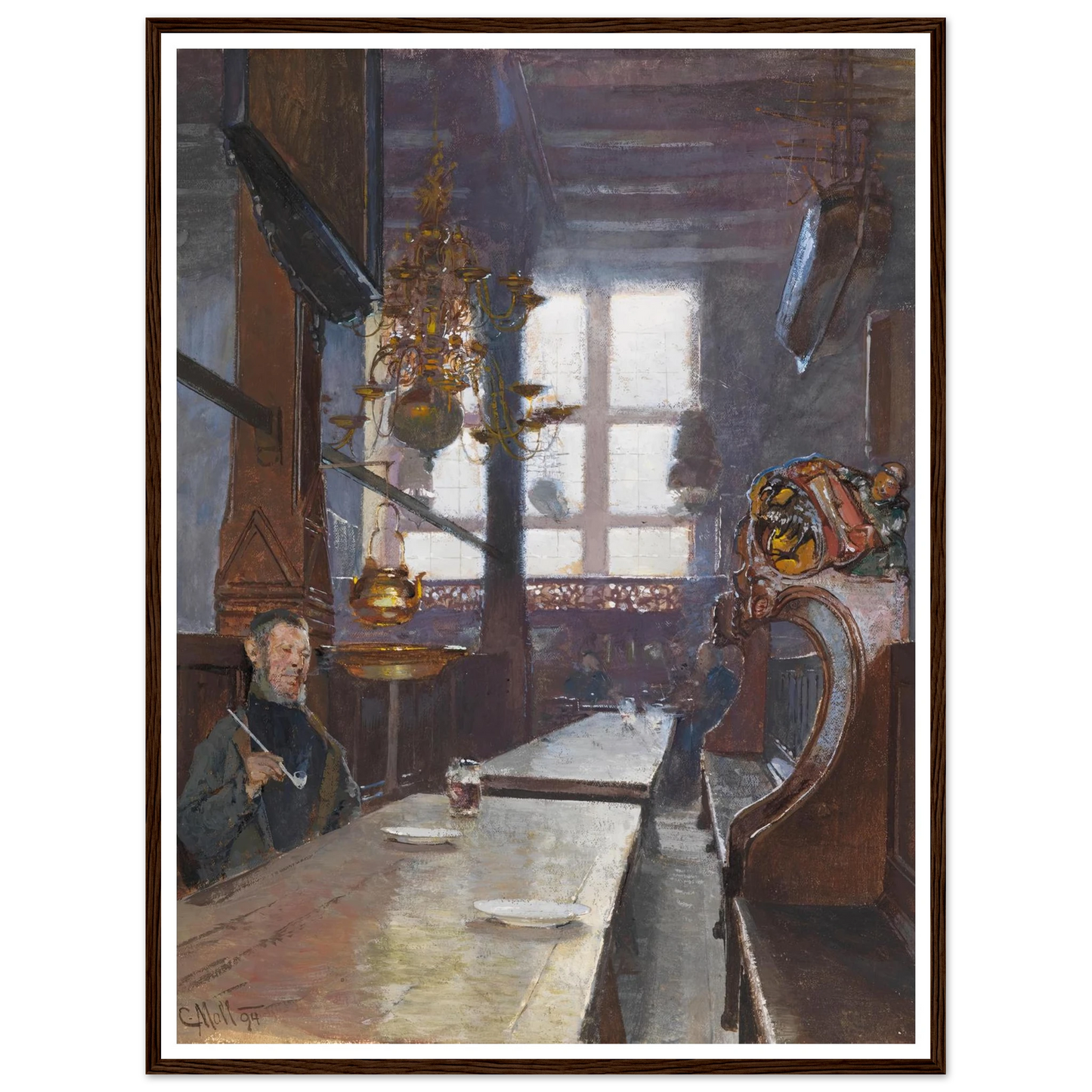 Schifferhaus in Lübeck (1894) Art Print | Carl Moll-Quipham Collections