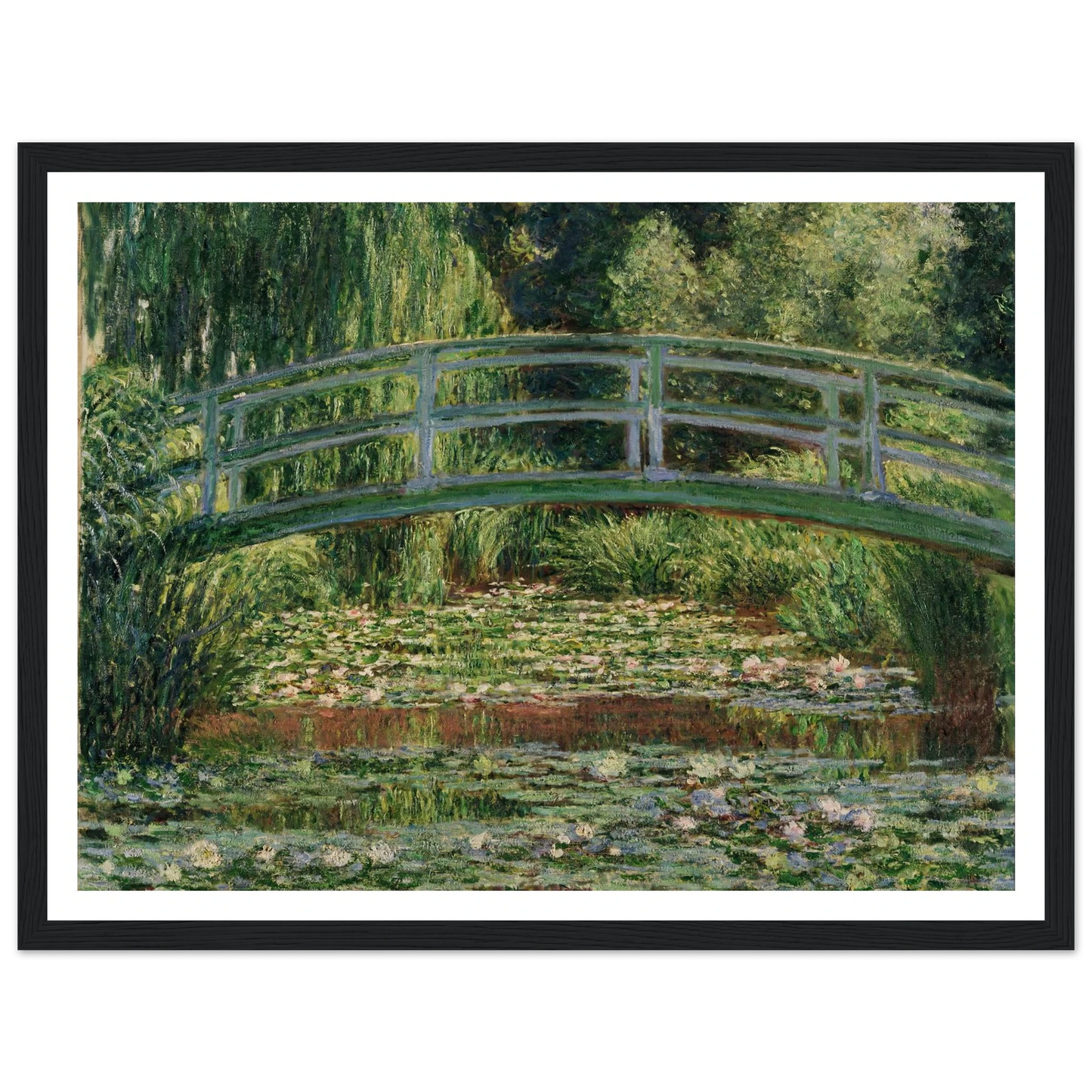 The Japanese Footbridge and the Water Lily Pool, Giverny (1899) Art Print | Claude Monet-Quipham Collections