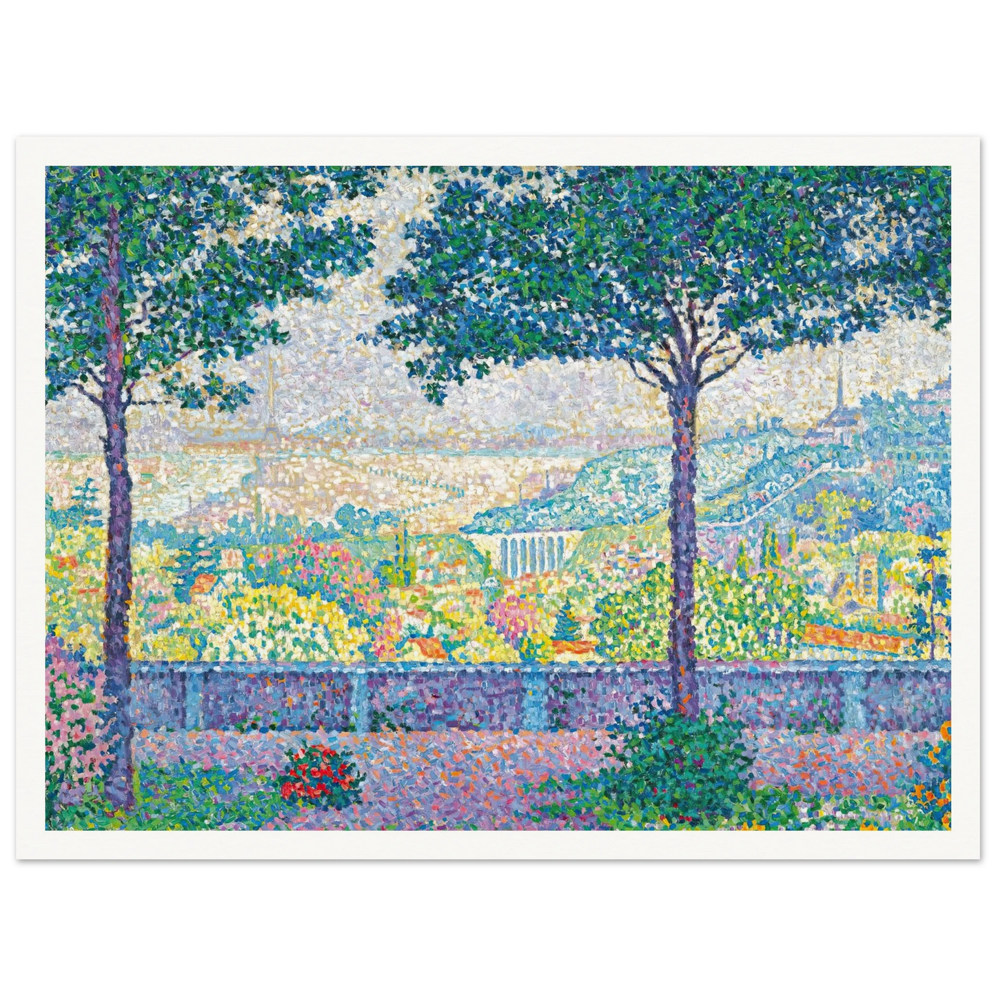 Terrasse De Meudon (1899) Art Print | Paul Signac-Quipham Collections
