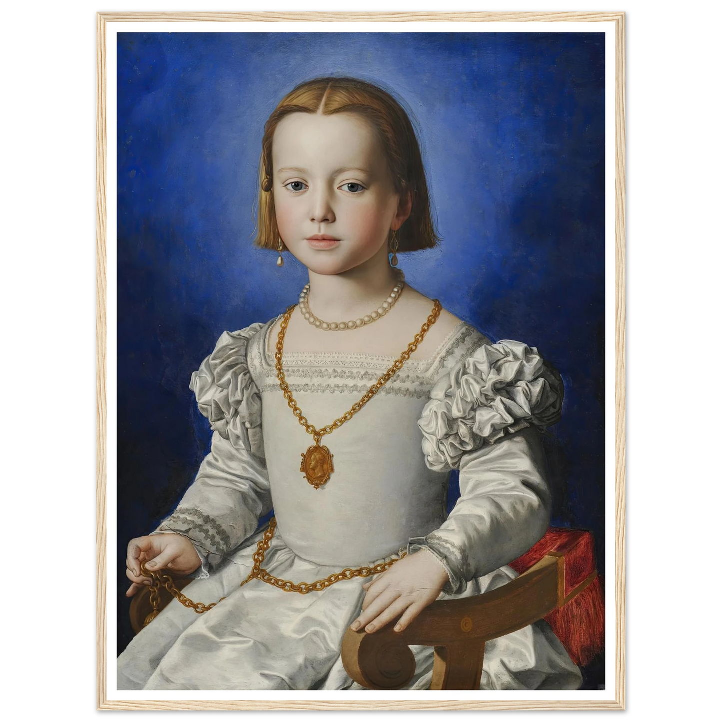 Bia Di Cosimo De‘ Medici (1542-1545) Art Print | Agnolo Bronzino-Quipham Collections
