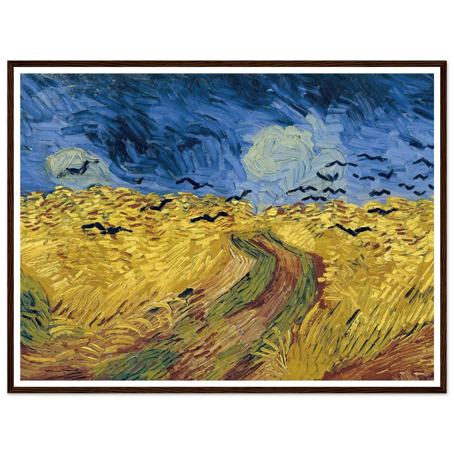 Wheatfield with Crows (1890) Art Print | Vincent van Gogh-Quipham Collections