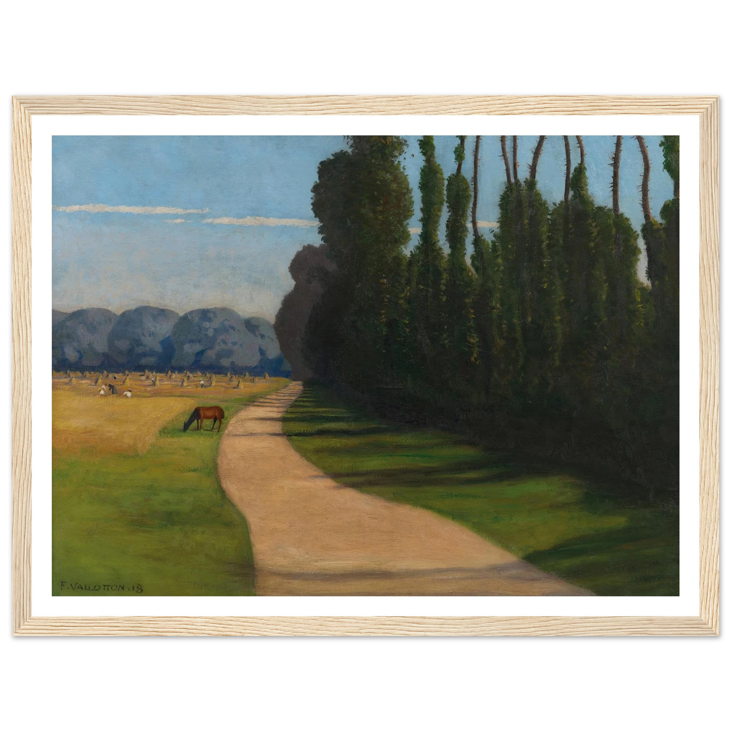 Chemin de la Croix-Rouge (1918) Art Print | Felix Vallotton-Quipham Collections