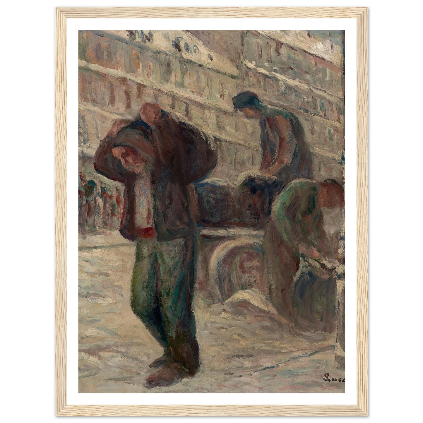 Le Bougnat (1937) Art Print | Maximilien Luce-Quipham Collections