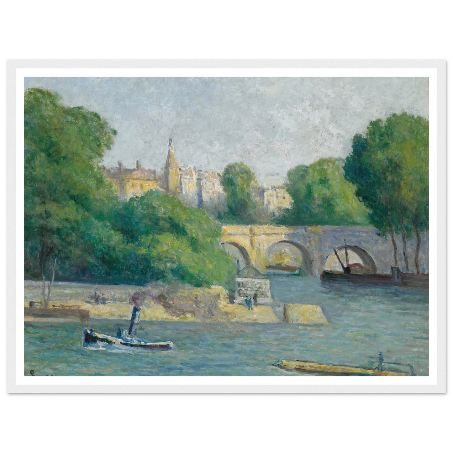 Le Vert Gallant (1926) Art Print | Maximilien Luce-Quipham Collections