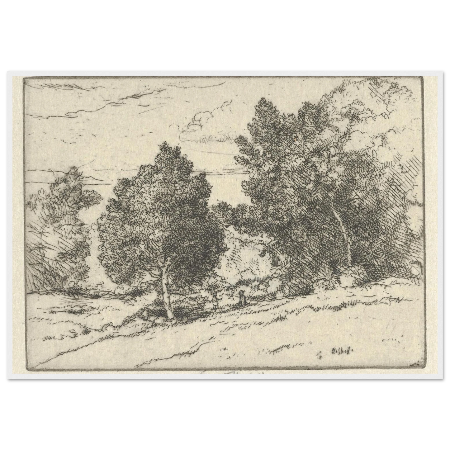 Little Pastoral (1900-1925) Art Print | Ernest Haskell-Quipham Collections
