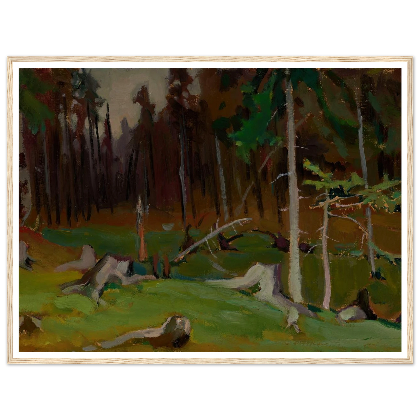 Clearing in a forest Art Print | Jacek Malczewski-Quipham Collections