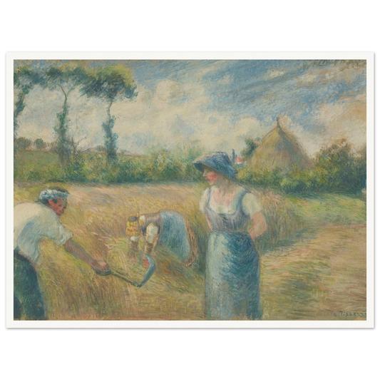 La Récolte (1880) Art Print | Camille Pissarro-Quipham Collections