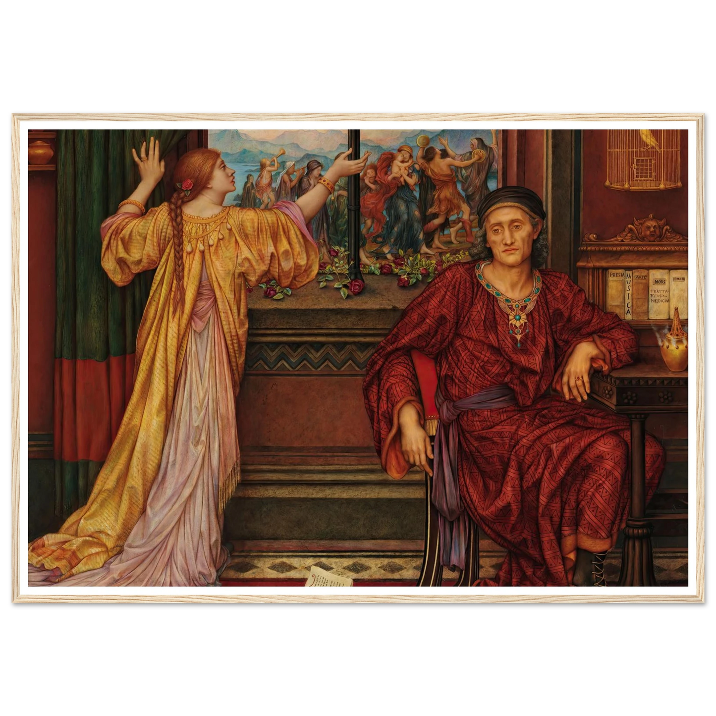 The Gilded Cage (1919) Art Print | Evelyn de Morgan-Quipham Collections