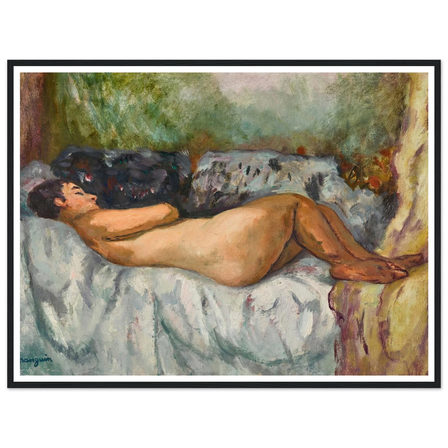 Jeanne; Nu allongé (1931) Art Print | Henri Manguin-Quipham Collections