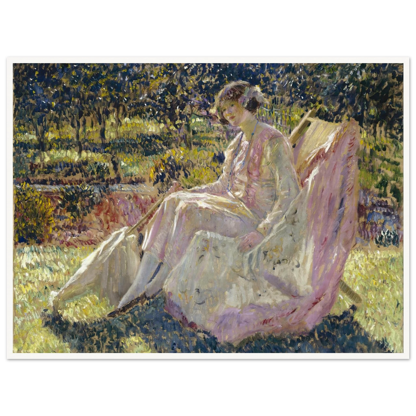 Sunbath (1908-1918) Art Print | Frederick Carl Frieseke-Quipham Collections