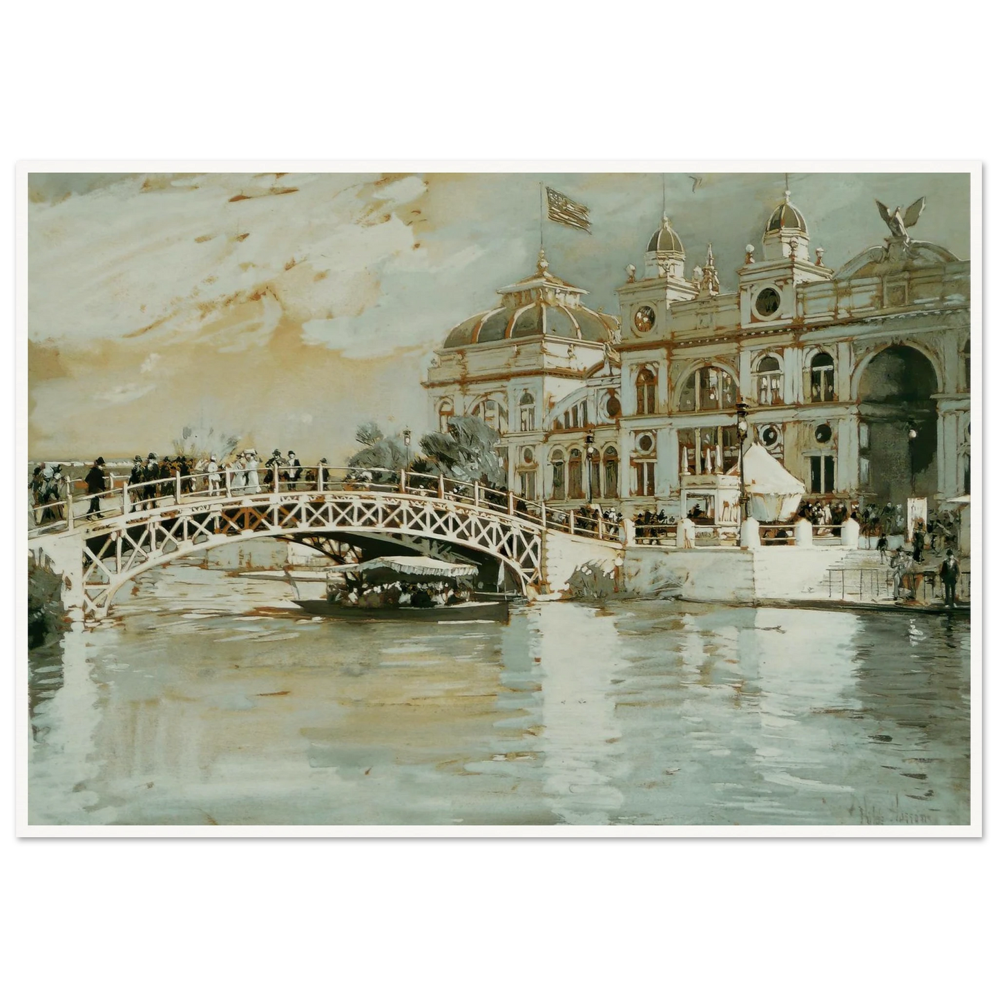 Columbian Exposition, Chicago (1892) Art Print | Childe Hassam-Quipham Collections