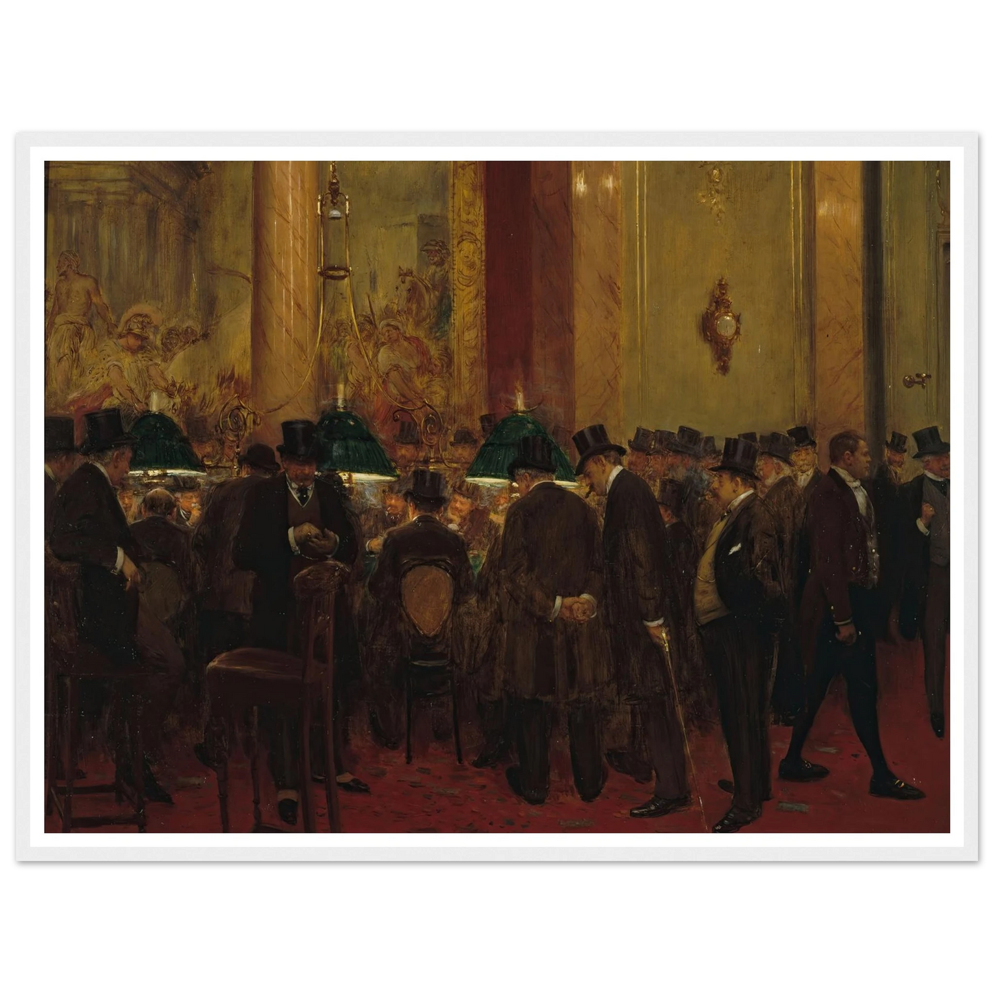 Au cercle (1908) Art Print | Jean Beraud-Quipham Collections