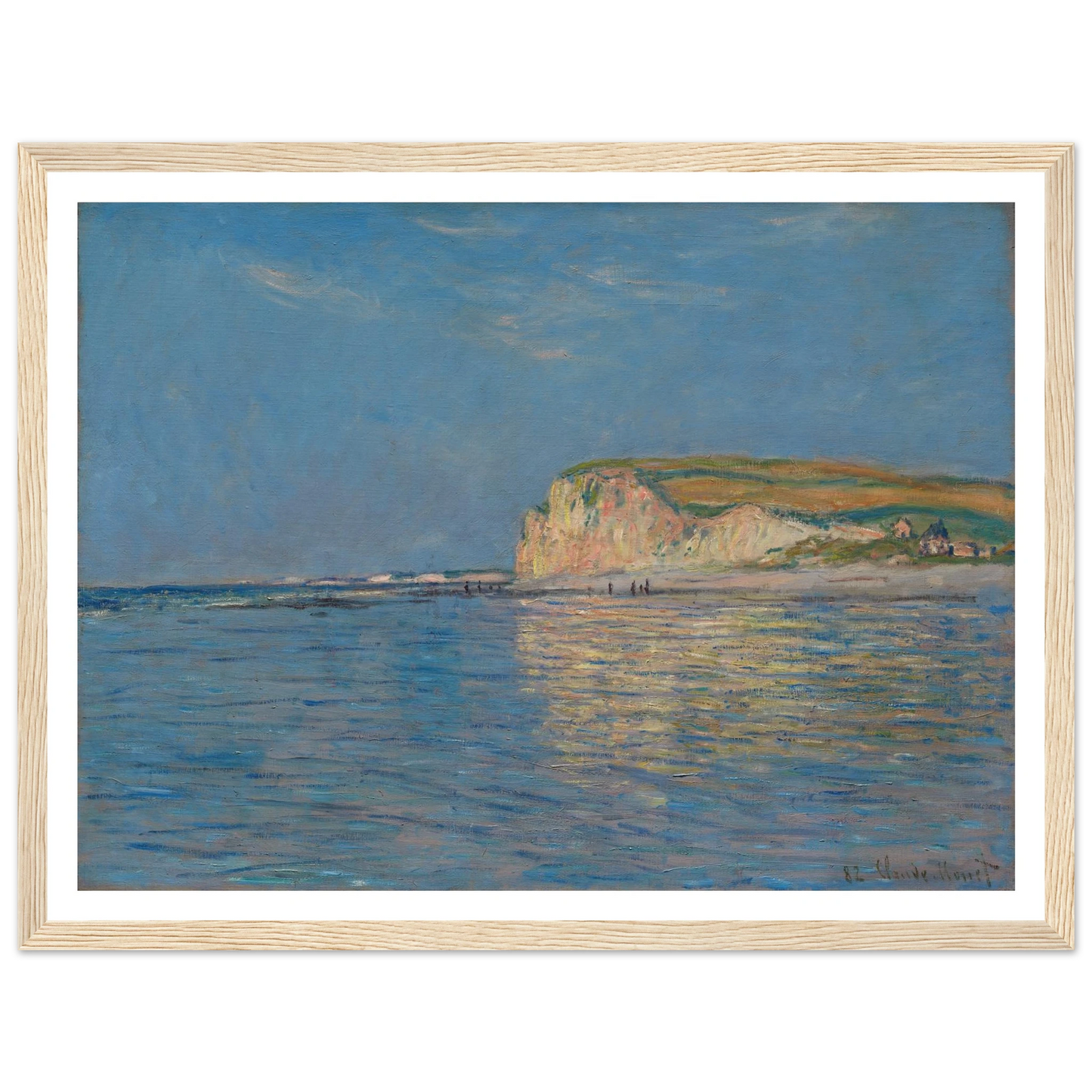 Low Tide at Pourville, near Dieppe, 1882 (1882) Art Print | Claude Monet-Quipham Collections