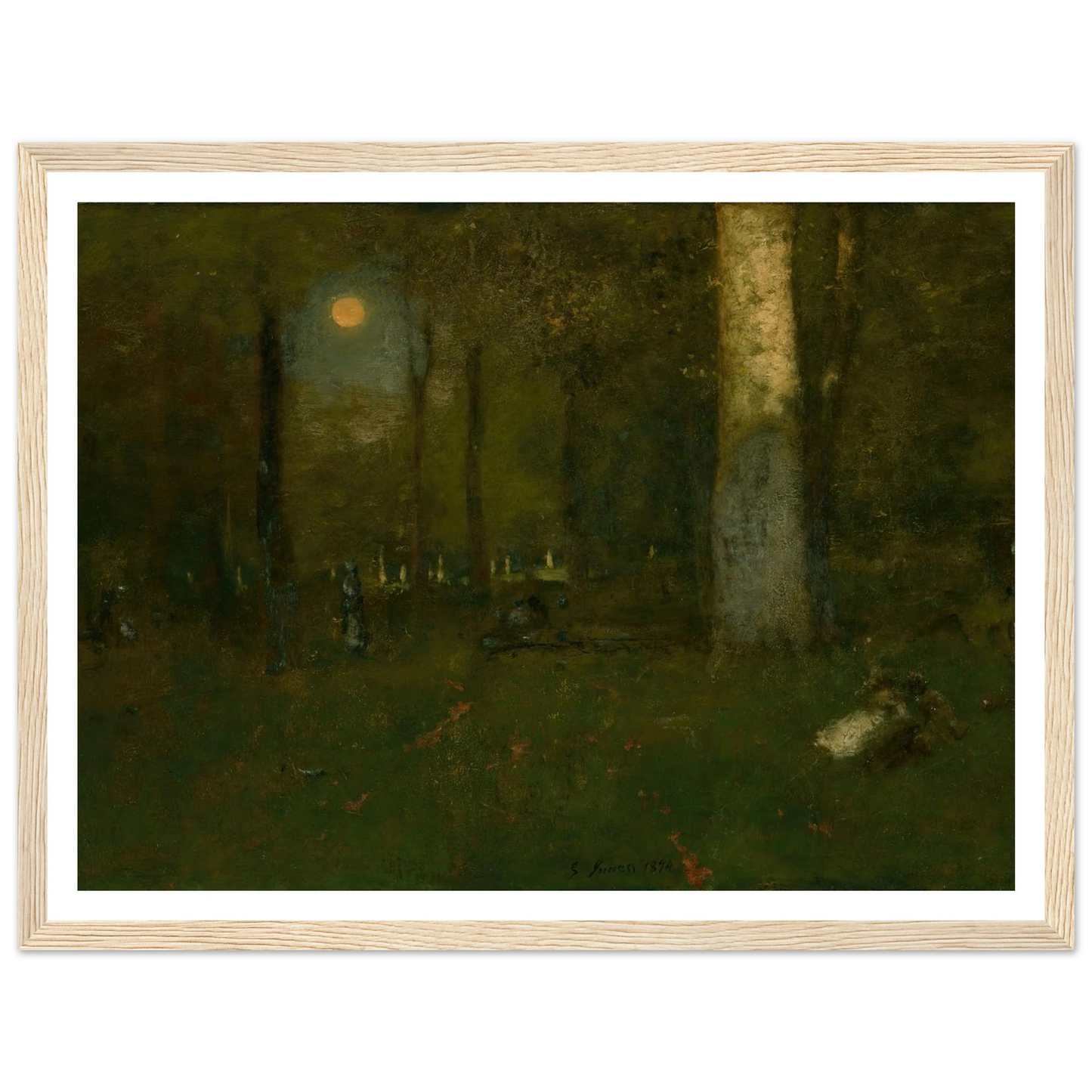 Picnic in the Woods, Montclair, New Jersey (1894) Art Print | George Inness-Quipham Collections