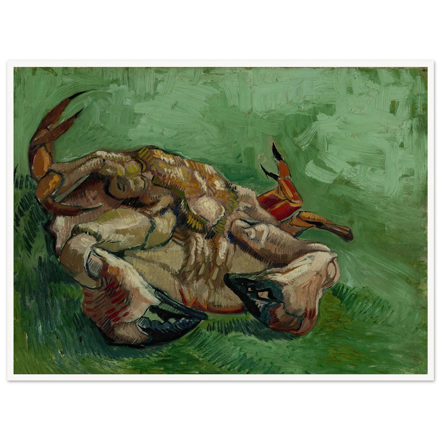 A crab on its back (1888) Art Print | Vincent van Gogh-Quipham Collections