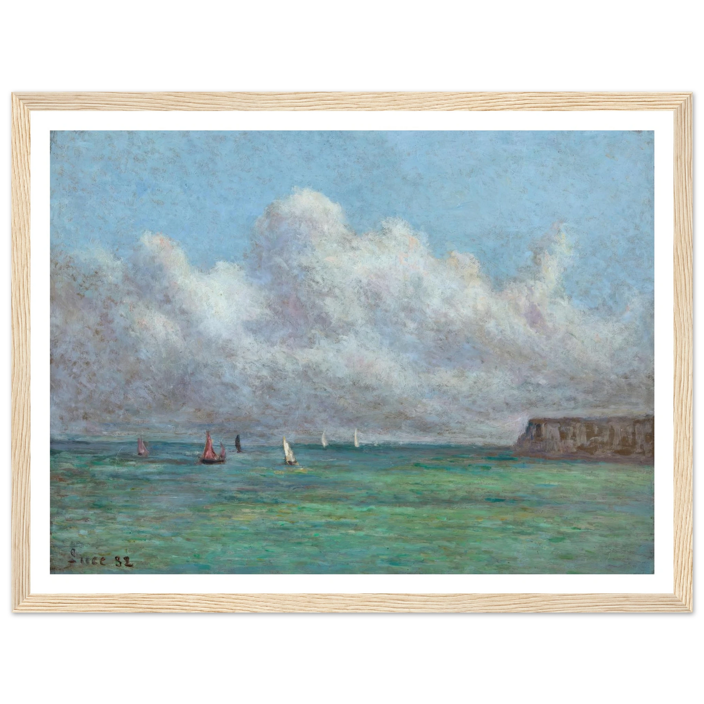 Mer, Somme (1932) Art Print | Maximilien Luce-Quipham Collections