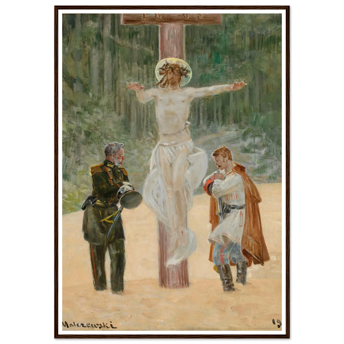 Reconciliation (Symbolic scene from the insurrection in 1863) (1904) Art Print | Jacek Malczewski-Quipham Collections