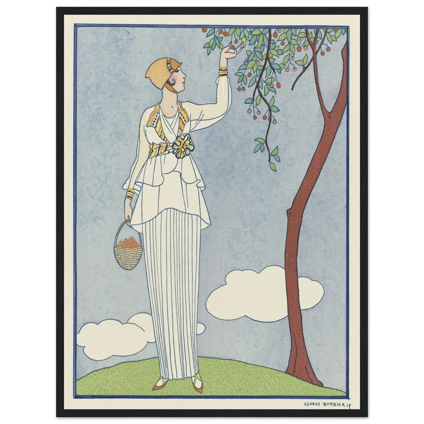 Famous Fashion Houses (1914) Art Print | George Barbier-Quipham Collections