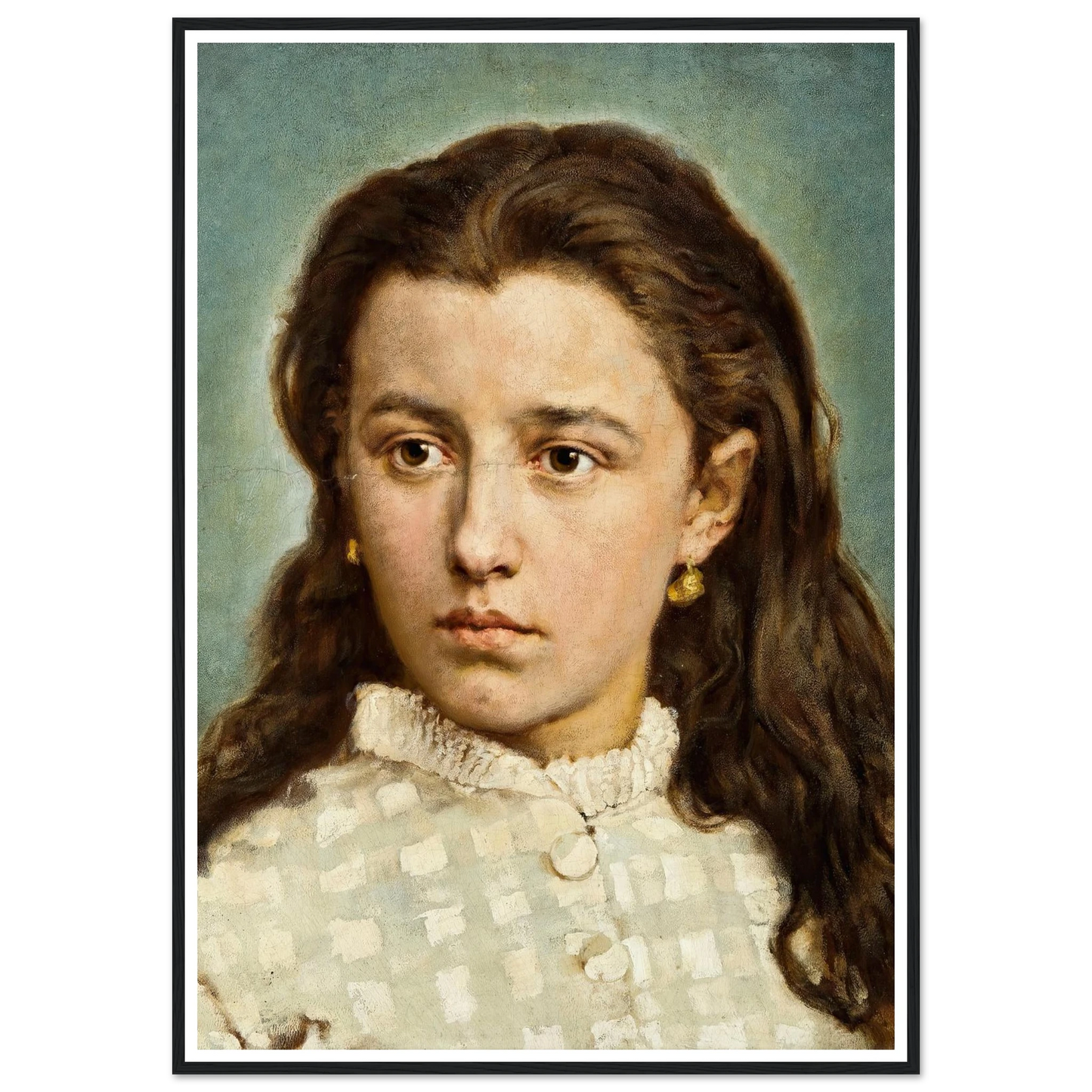 Portrait of Maria Levittoux (1872) Art Print | Jan Matejko-Quipham Collections