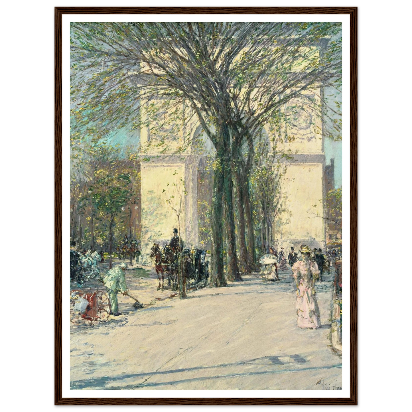 Washington Arch, Spring Art Print | Childe Hassam-Quipham Collections