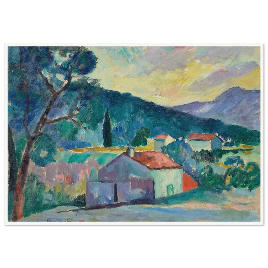 Le Mas à Saint-Tropez (1905) Art Print | Henri Manguin-Quipham Collections