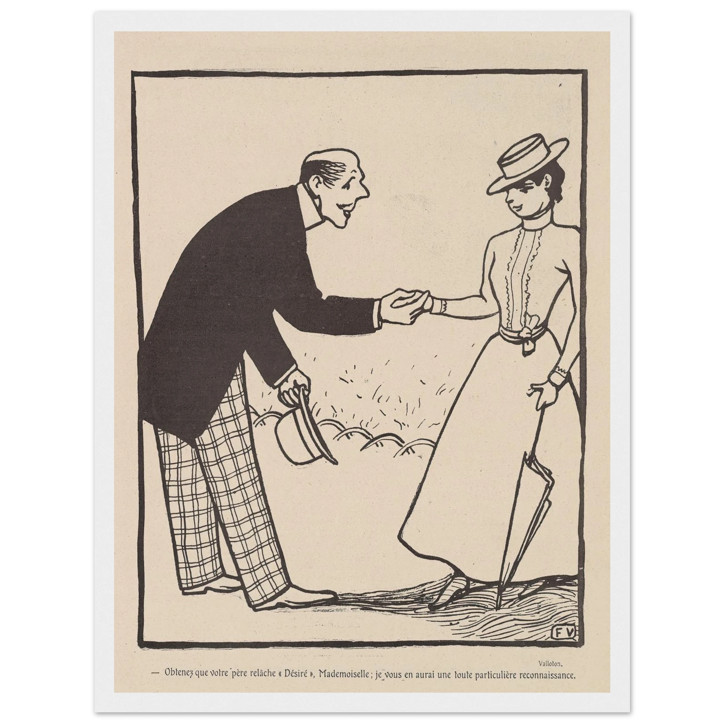 1er août 1903 Art Print | Felix Vallotton-Quipham Collections