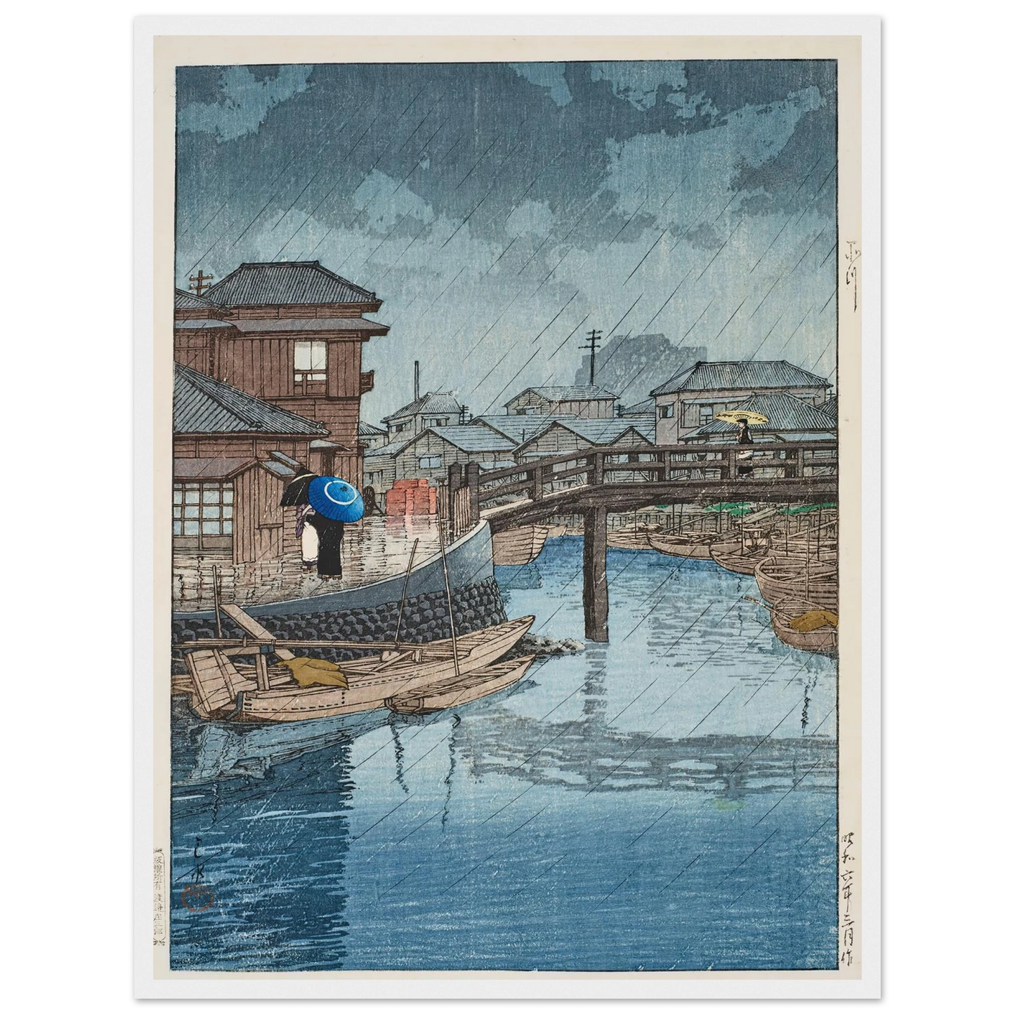 Shinagawa (1931) Art Print | Kawase Hasui-Quipham Collections