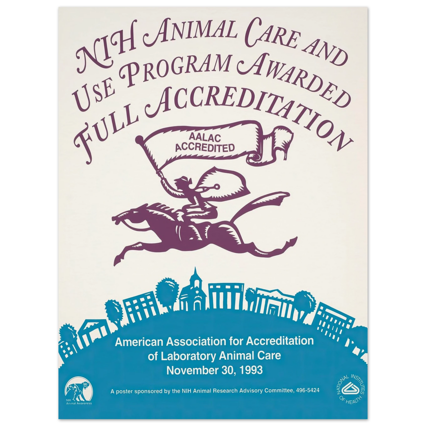 NIH Animal Care and Use Program awarded full accreditation (1993) Art Print | National Institutes of Health-Quipham Collections