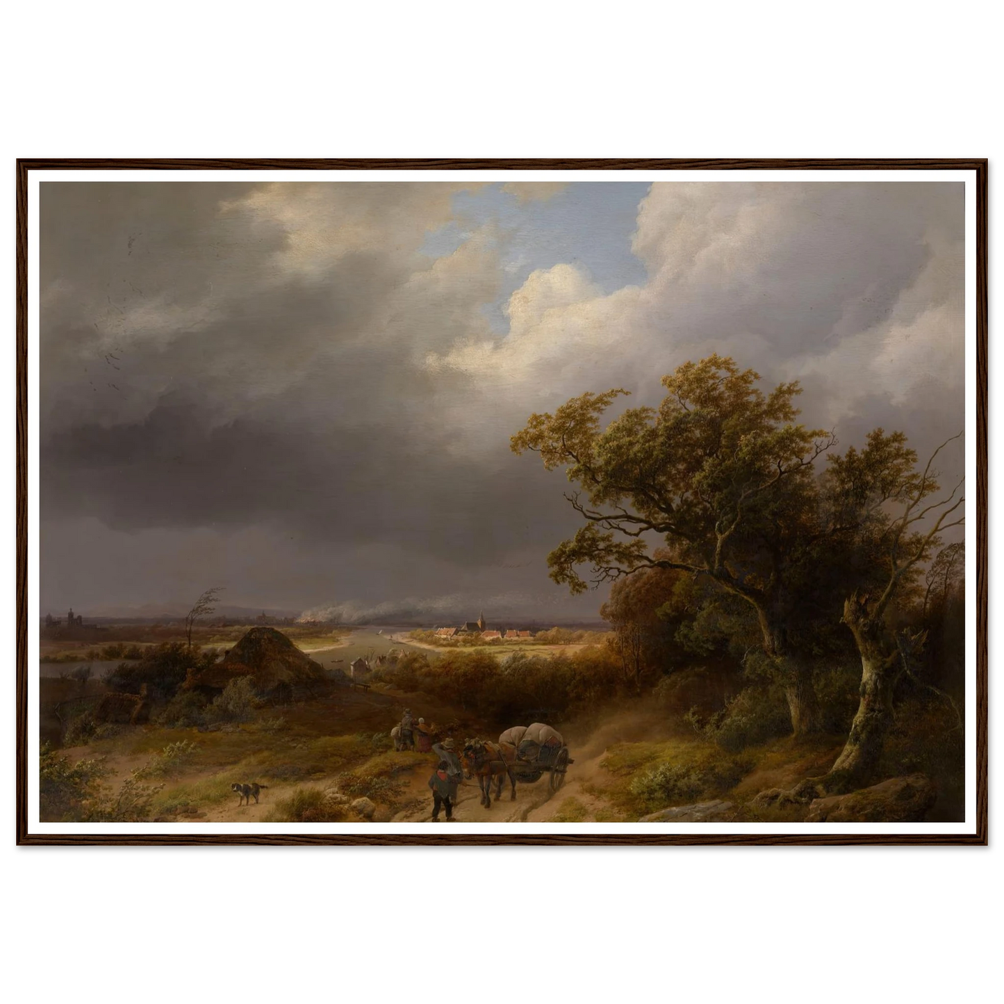 Landscape near Cleves (1846) Art Print | Barend Cornelis Koekkoek-Quipham Collections