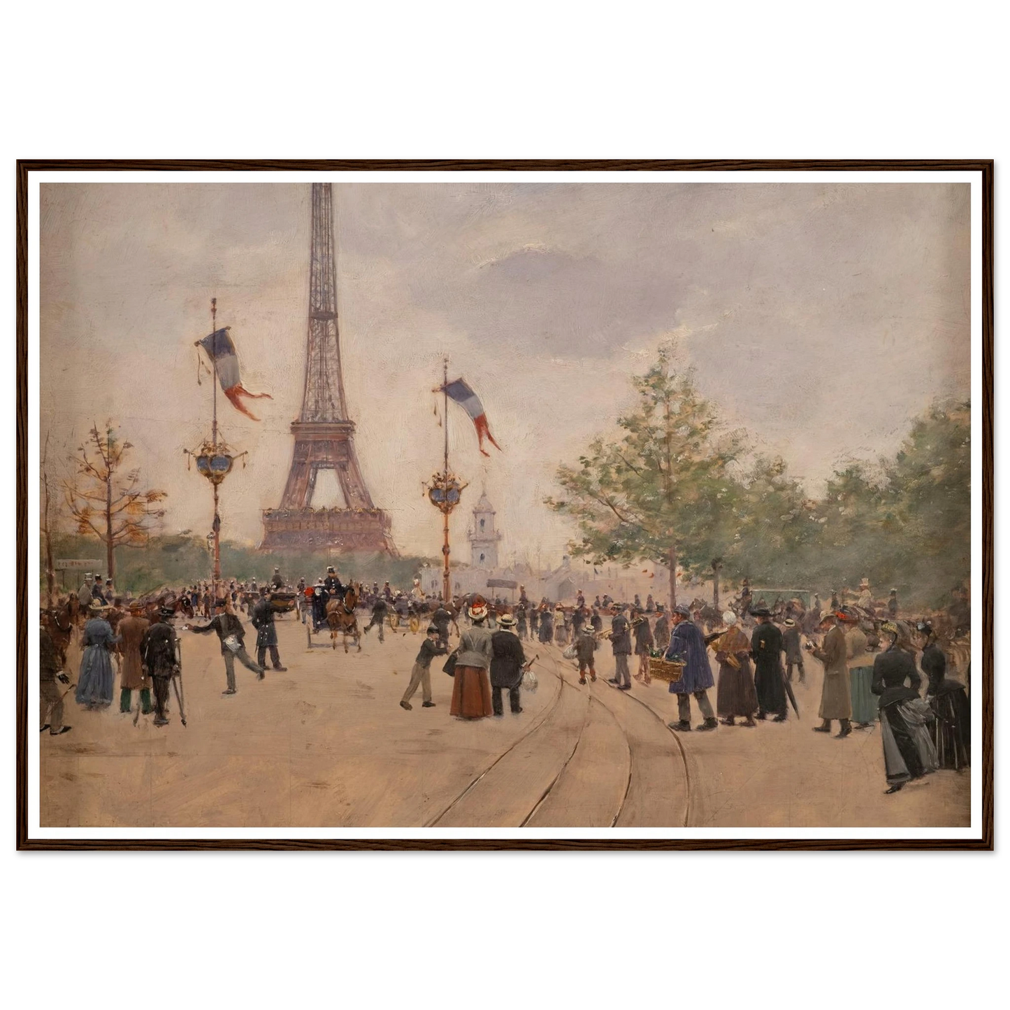 Entrée de l’exposition universelle de 1889 (1889) Art Print | Jean Beraud-Quipham Collections