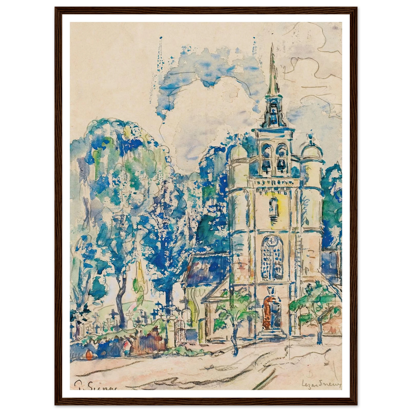 Lezardieux Art Print | Paul Signac-Quipham Collections