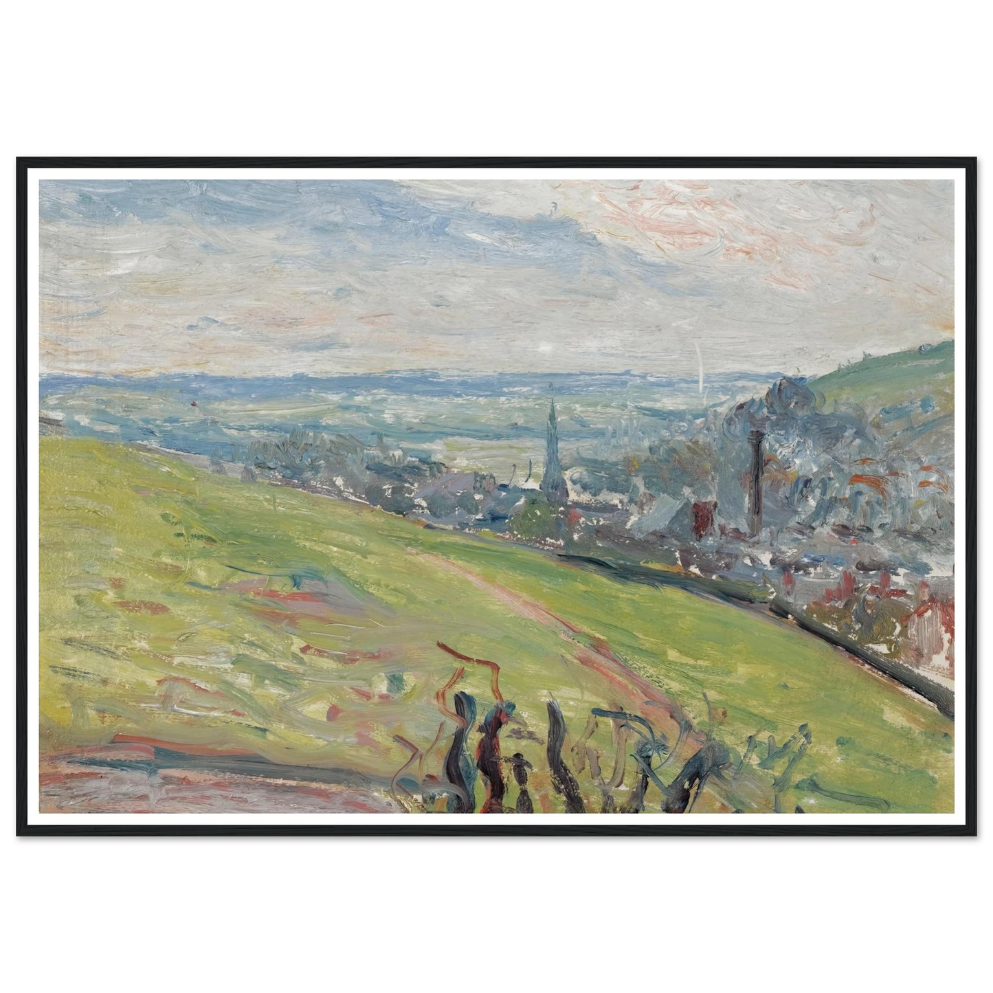 Environs De Rouen (1883) Art Print | Camille Pissarro-Quipham Collections