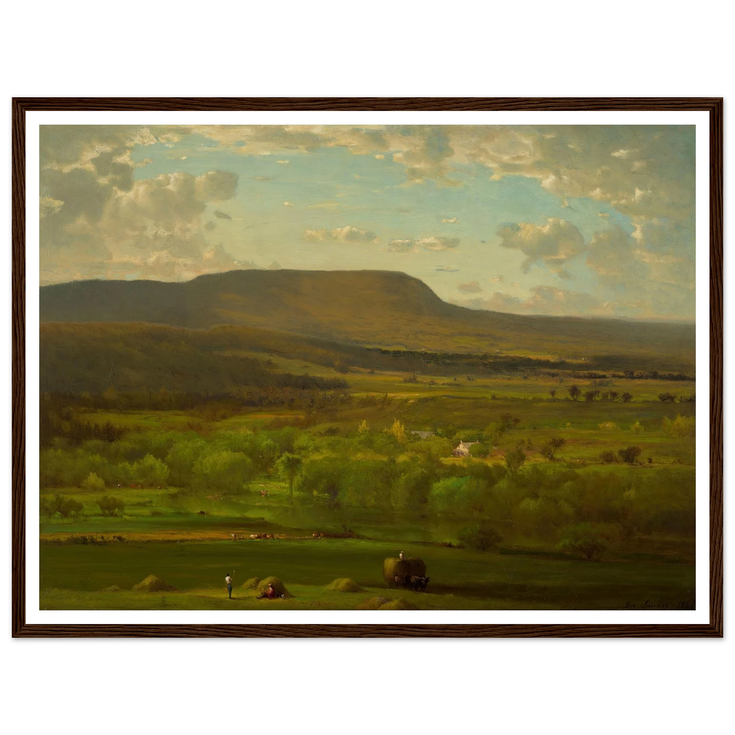 Leeds, New York (1867) Art Print | George Inness-Quipham Collections