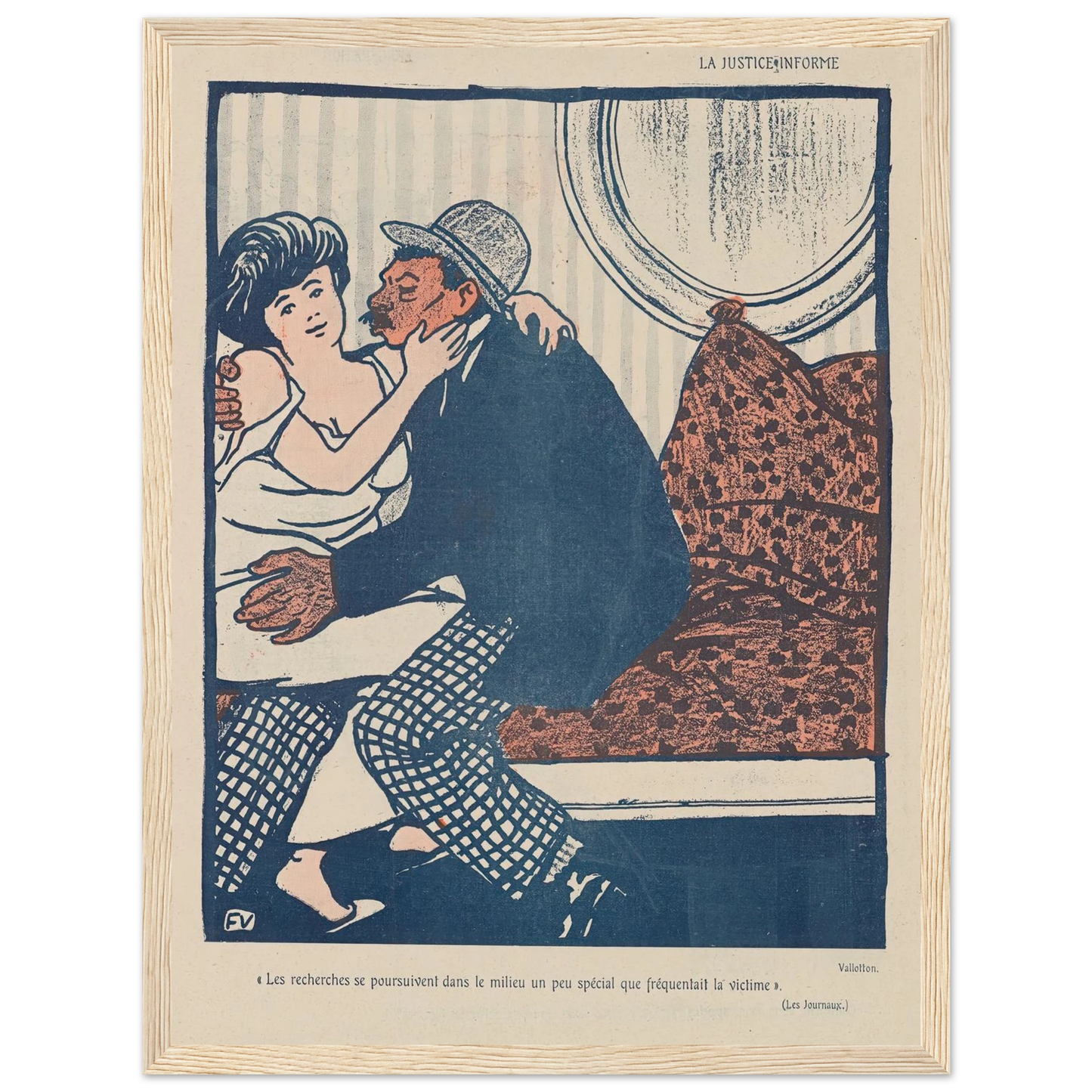 10 octobre 1903. Art Print | Felix Vallotton-Quipham Collections