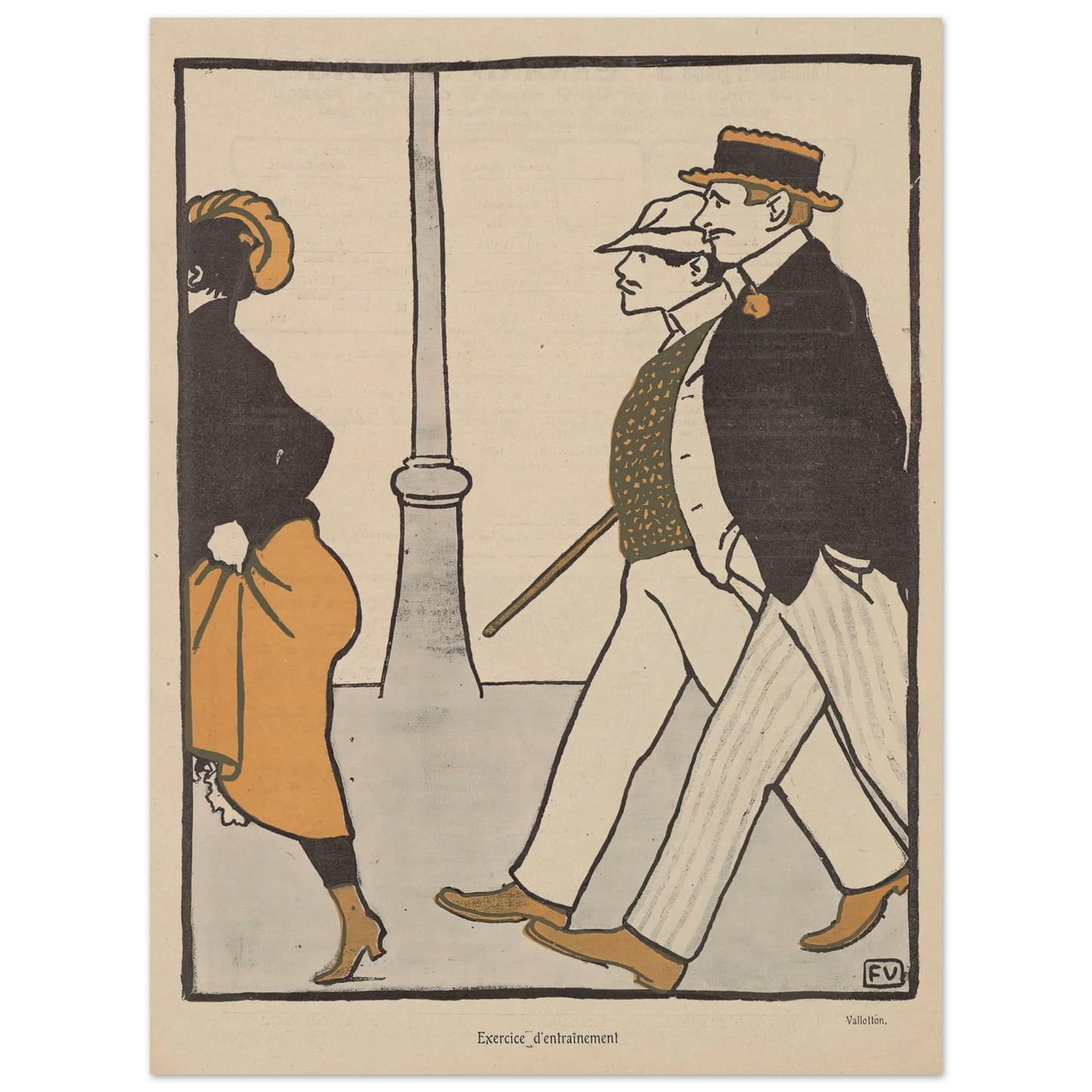 11 juillet 1903. Art Print | Felix Vallotton-Quipham Collections