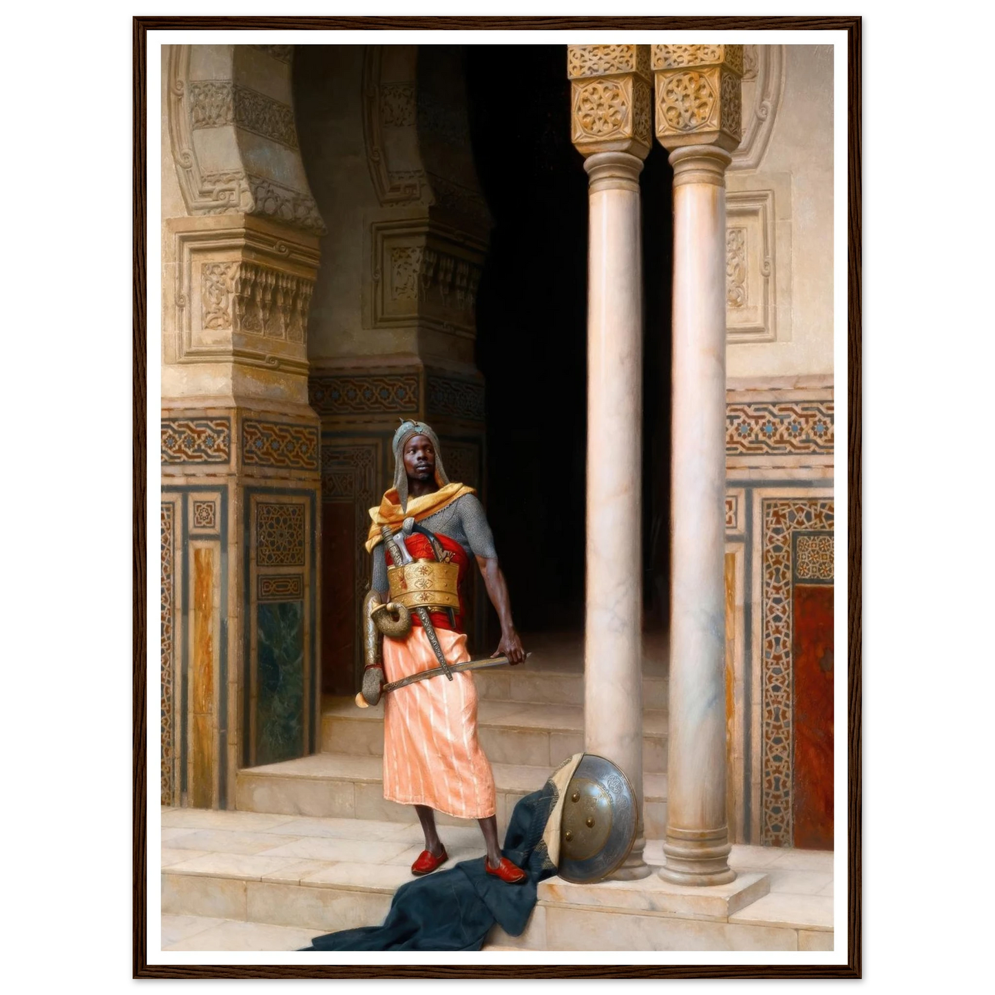 A Nubian Guard (1895) Art Print | Ludwig Deutsch-Quipham Collections