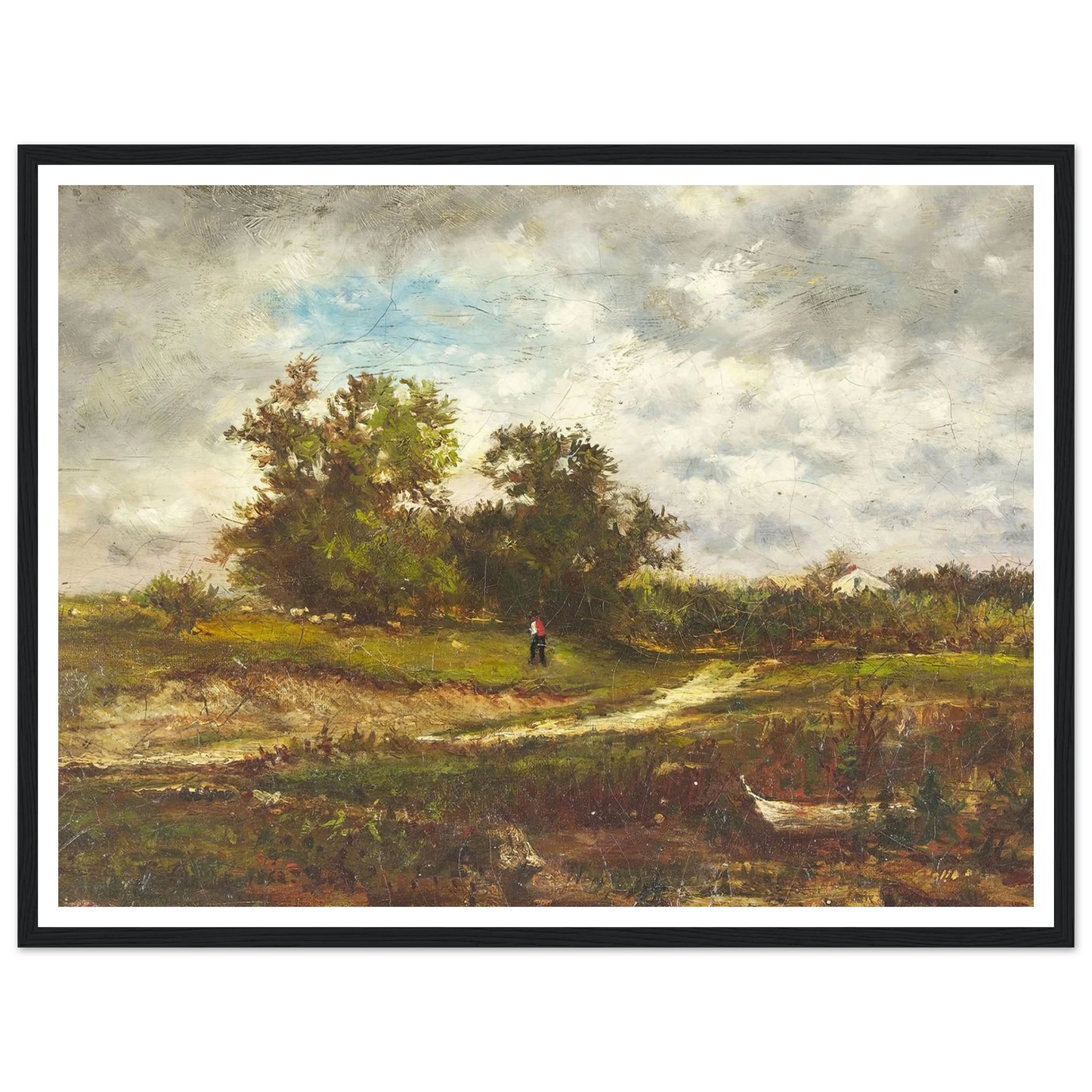 Upland Pasture (1862) Art Print | George Inness-Quipham Collections