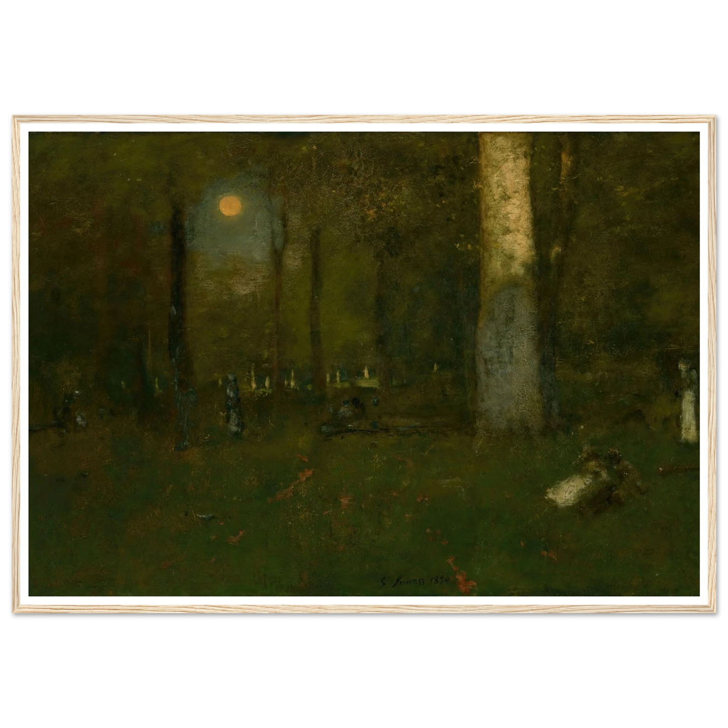 Picnic in the Woods, Montclair, New Jersey (1894) Art Print | George Inness-Quipham Collections