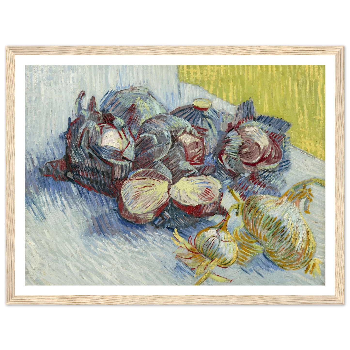 Red cabbages and onions (1887) Art Print | Vincent van Gogh-Quipham Collections