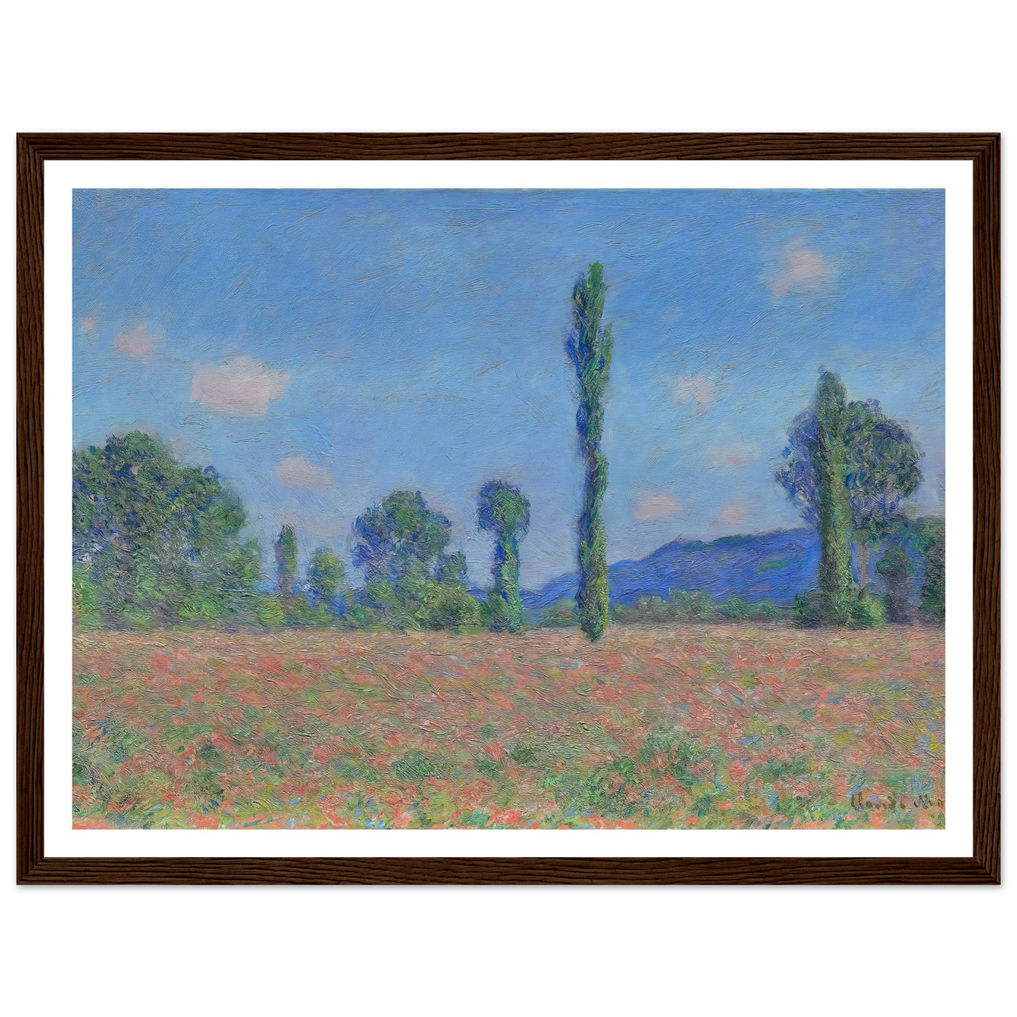 Poppy Field (Giverny) (1890) Art Print | Claude Monet-Quipham Collections