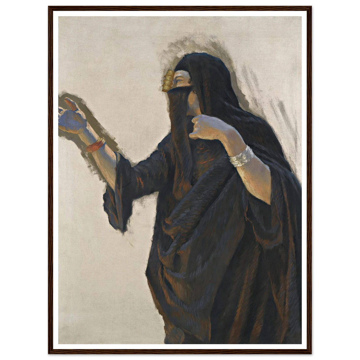 Veiled Lady Art Print | Ludwig Deutsch-Quipham Collections
